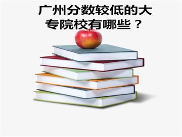 惠州分数较低的大专院校有哪些？